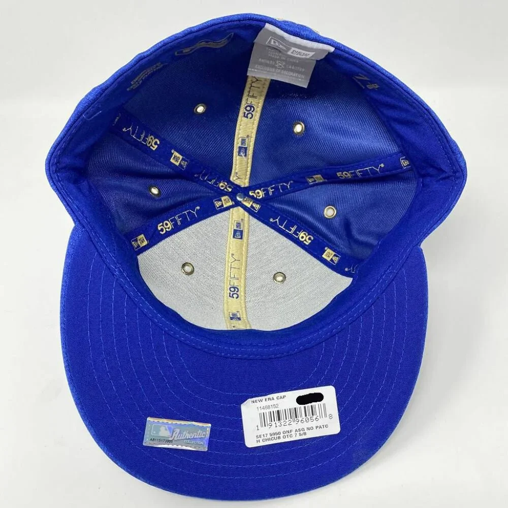 NWT Chicago Cubs 2017 MLB All Star Game Fitted Hat‎ 7 5/8 Blue Cap Baseball